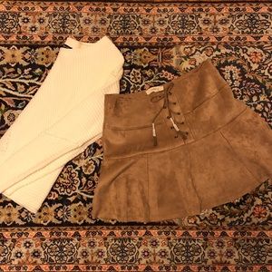 Onetheland | Lace front skirt